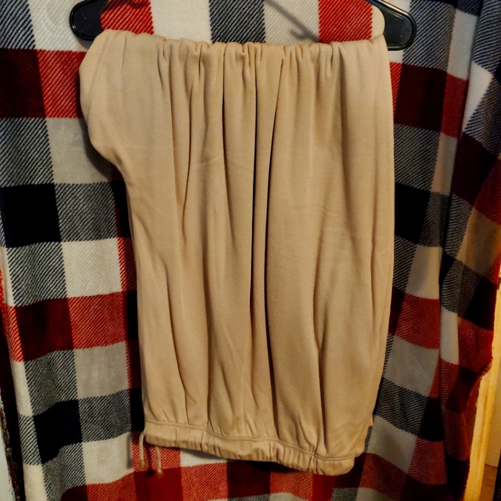 Tan knit pants